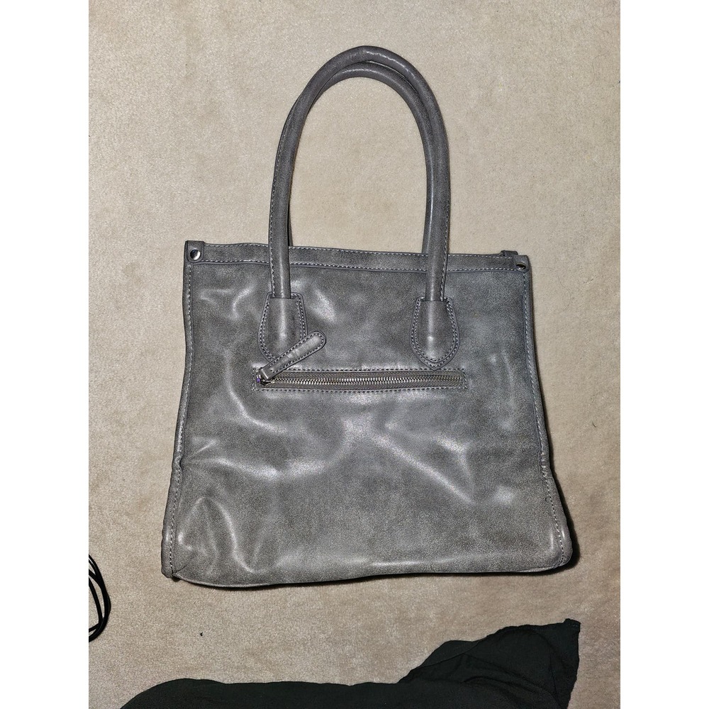 26 Basketweave leather crossbody/tote by Shiraleah Chicago - Picture 3 of 5